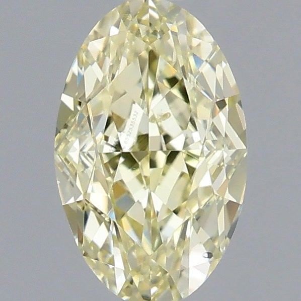 Loose Diamond - OVAL 0.6ct Fancy Light Yellow SI1: Loose Diamond - OVAL 0.6ct Fancy Light Yellow SI1 Source: Natural Shape: OVAL Carats: 0.6 Color: Fancy Light Yellow Certification: GIA Video: