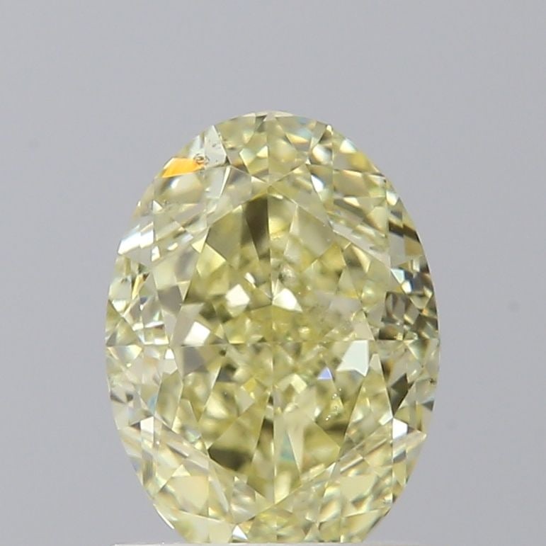 Loose Diamond - OVAL 1.21ct Faint Yellow SI1: Loose Diamond - OVAL 1.21ct Faint Yellow SI1 Source: Natural Shape: OVAL Carats: 1.21 Color: Faint Yellow Certification: GIA The Diamond Depot Guarantee: All items in this auction are guaranteed to be