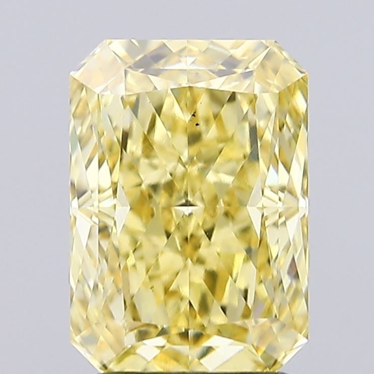 Loose Diamond - RADIANT 2.79ct Fancy Vivid Yellow VS1: Loose Diamond - RADIANT 2.79ct Fancy Vivid Yellow VS1 Source: This is a real non-mined Diamond that has been grown in a lab Shape: RADIANT Carats: 2.79 Color: Fancy Vivid Yellow Certification: IGI Vid