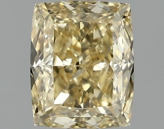 Loose Diamond - CUSHION MODIFIED 1.59ct Fancy Intense Yellow VS1: Loose Diamond - CUSHION MODIFIED 1.59ct Fancy Intense Yellow VS1 Source: This is a real non-mined Diamond that has been grown in a lab Shape: CUSHION MODIFIED Carats: 1.59 Color: Fancy Intense Yellow 