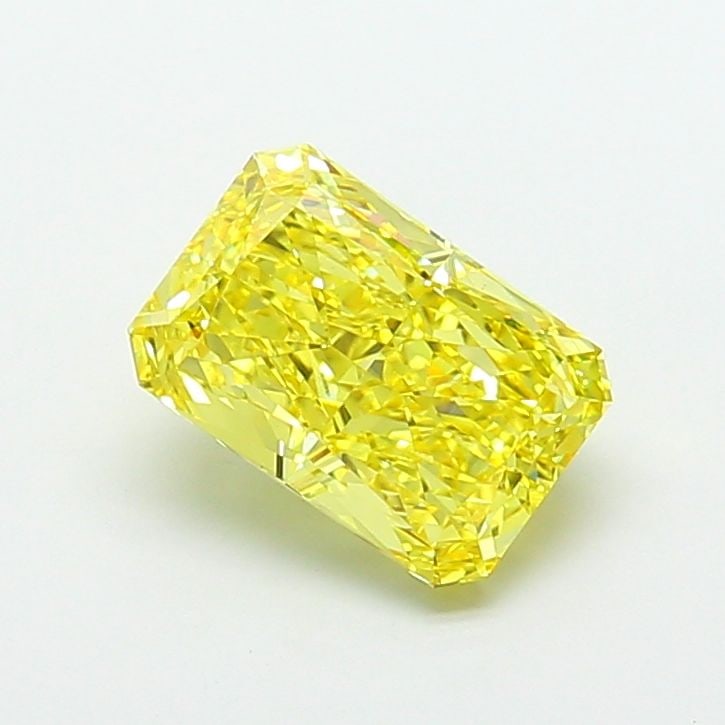 Loose Diamond - RADIANT 4.52ct Fancy Vivid Yellow VVS2: Loose Diamond - RADIANT 4.52ct Fancy Vivid Yellow VVS2 Source: This is a real non-mined Diamond that has been grown in a lab Shape: RADIANT Carats: 4.52 Color: Fancy Vivid Yellow Certification: IGI Vi