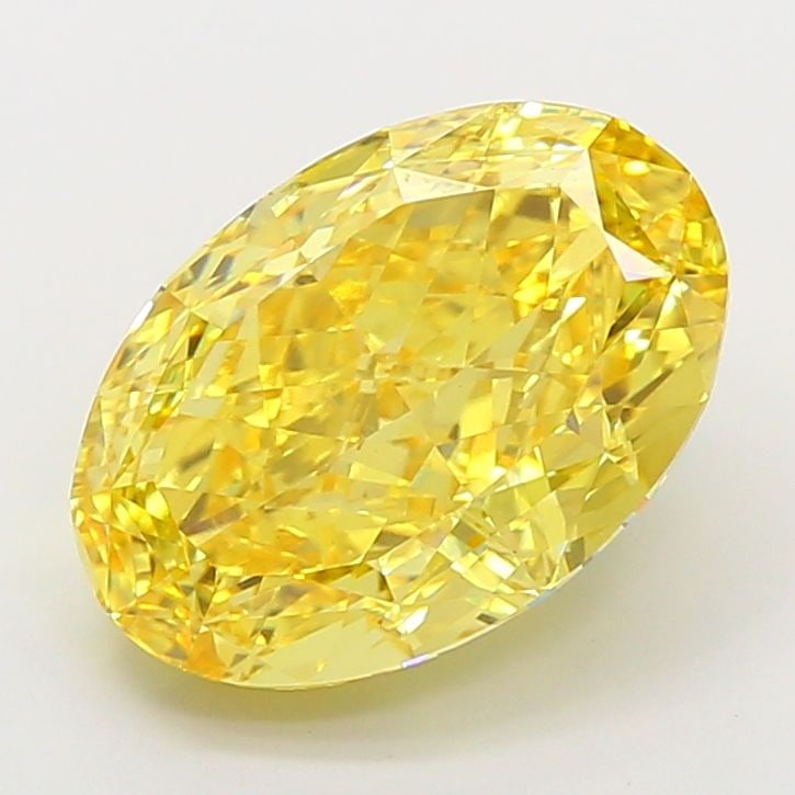 Loose Diamond - OVAL 6.02ct Fancy Vivid Yellow VS1: Loose Diamond - OVAL 6.02ct Fancy Vivid Yellow VS1 Source: This is a real non-mined Diamond that has been grown in a lab Shape: OVAL Carats: 6.02 Color: Fancy Vivid Yellow Certification: IGI Video: