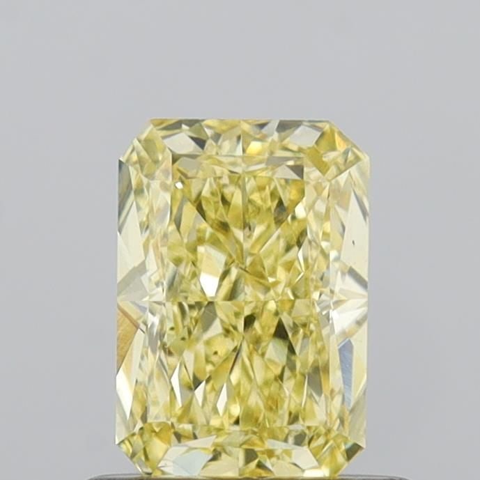 Loose Diamond - RADIANT 0.73ct Fancy Intense Yellow VS2: Loose Diamond - RADIANT 0.73ct Fancy Intense Yellow VS2 Source: This is a real non-mined Diamond that has been grown in a lab Shape: RADIANT Carats: 0.73 Color: Fancy Intense Yellow Certification: IGI