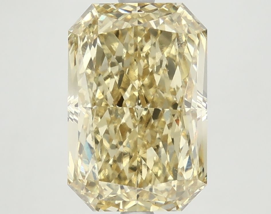 Loose Diamond - RADIANT 4.7ct Fancy Intense Yellow VVS2: Loose Diamond - RADIANT 4.7ct Fancy Intense Yellow VVS2 Source: This is a real non-mined Diamond that has been grown in a lab Shape: RADIANT Carats: 4.7 Color: Fancy Intense Yellow Certification: IGI 