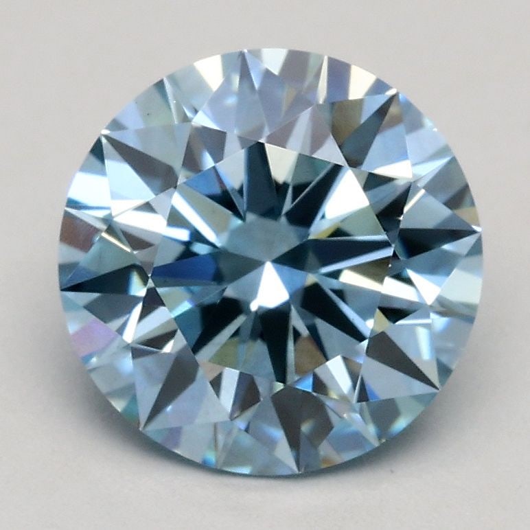 Ideal Loose Diamond - ROUND 1.52ct Fancy Blue VS2: Ideal Loose Diamond - ROUND 1.52ct Fancy Blue VS2 Source: This is a real non-mined Diamond that has been grown in a lab Shape: ROUND Carats: 1.52 Color: Fancy Blue Certification: IGI Video: