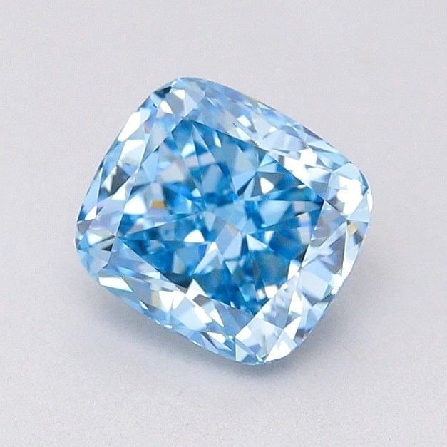 Loose Diamond - CUSHION MODIFIED 1.01ct Fancy Vivid Blue VS1: Loose Diamond - CUSHION MODIFIED 1.01ct Fancy Vivid Blue VS1 Source: This is a real non-mined Diamond that has been grown in a lab Shape: CUSHION MODIFIED Carats: 1.01 Color: Fancy Vivid Blue Certific