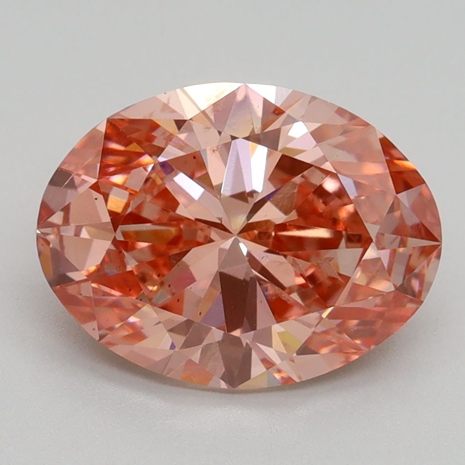 Loose Diamond - OVAL 3.0ct Fancy Vivid Pink SI1: Loose Diamond - OVAL 3.0ct Fancy Vivid Pink SI1 Source: This is a real non-mined Diamond that has been grown in a lab Shape: OVAL Carats: 3.0 Color: Fancy Vivid Pink Certification: IGI Video: