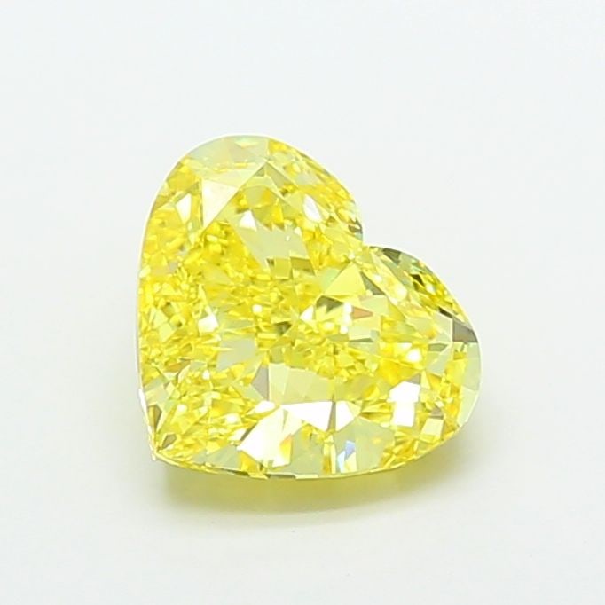 Loose Diamond - HEART 6.04ct Fancy Vivid Yellow VS1: Loose Diamond - HEART 6.04ct Fancy Vivid Yellow VS1 Source: This is a real non-mined Diamond that has been grown in a lab Shape: HEART Carats: 6.04 Color: Fancy Vivid Yellow Certification: IGI Video: