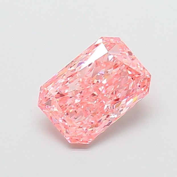Loose Diamond - RADIANT 2.58ct Fancy Vivid Pink VS2: Loose Diamond - RADIANT 2.58ct Fancy Vivid Pink VS2 Source: This is a real non-mined Diamond that has been grown in a lab Shape: RADIANT Carats: 2.58 Color: Fancy Vivid Pink Certification: IGI Video: