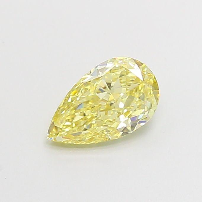 Loose Diamond - PEAR 1.06ct Fancy Intense Yellow VVS2: Loose Diamond - PEAR 1.06ct Fancy Intense Yellow VVS2 Source: This is a real non-mined Diamond that has been grown in a lab Shape: PEAR Carats: 1.06 Color: Fancy Intense Yellow Certification: IGI Vide