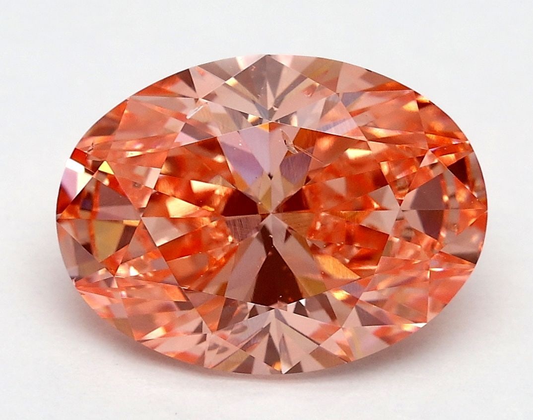 Loose Diamond - OVAL 2.59ct Fancy Vivid Pink SI1: Loose Diamond - OVAL 2.59ct Fancy Vivid Pink SI1 Source: This is a real non-mined Diamond that has been grown in a lab Shape: OVAL Carats: 2.59 Color: Fancy Vivid Pink Certification: IGI Video: Video