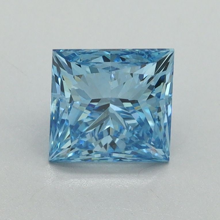 Loose Diamond - PRINCESS 1.2ct Fancy Vivid Blue VS1: Loose Diamond - PRINCESS 1.2ct Fancy Vivid Blue VS1 Source: This is a real non-mined Diamond that has been grown in a lab Shape: PRINCESS Carats: 1.2 Color: Fancy Vivid Blue Certification: IGI Video: