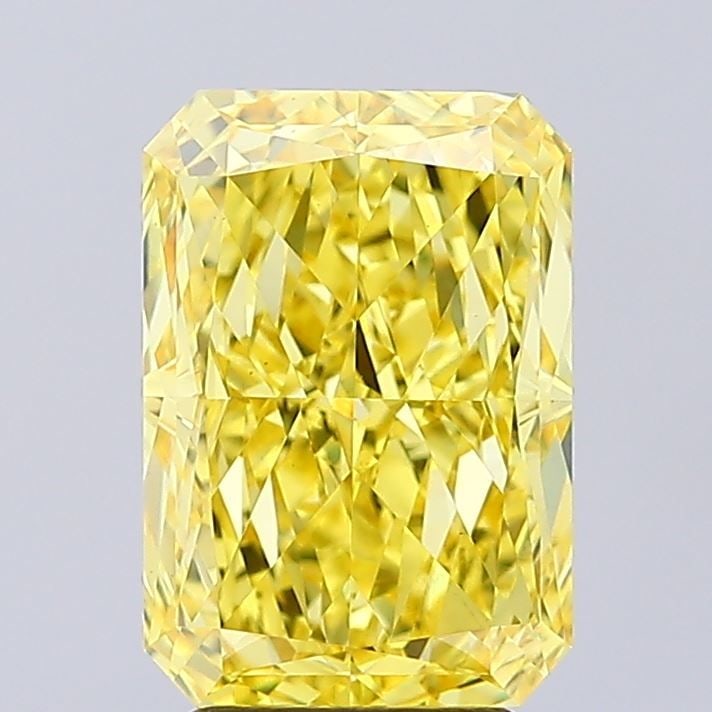 Loose Diamond - RADIANT 4.09ct Fancy Vivid Yellow VVS2: Loose Diamond - RADIANT 4.09ct Fancy Vivid Yellow VVS2 Source: This is a real non-mined Diamond that has been grown in a lab Shape: RADIANT Carats: 4.09 Color: Fancy Vivid Yellow Certification: IGI