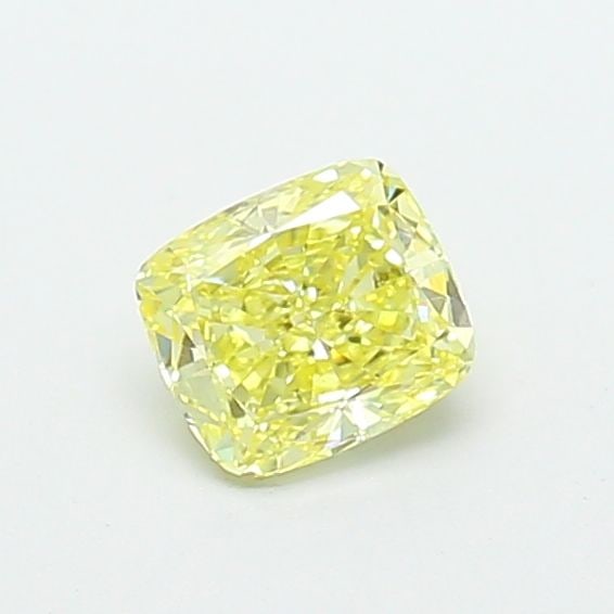 Loose Diamond - CUSHION MODIFIED 0.55ct Fancy Intense Yellow VS2: Loose Diamond - CUSHION MODIFIED 0.55ct Fancy Intense Yellow VS2 Source: This is a real non-mined Diamond that has been grown in a lab Shape: CUSHION MODIFIED Carats: 0.55 Color: Fancy Intense Yellow