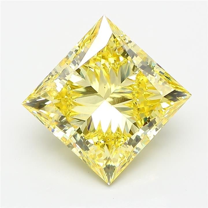 Loose Diamond - PRINCESS 8.06ct Fancy Intense Yellow VS2: Loose Diamond - PRINCESS 8.06ct Fancy Intense Yellow VS2 Source: This is a real non-mined Diamond that has been grown in a lab Shape: PRINCESS Carats: 8.06 Color: Fancy Intense Yellow Certification:
