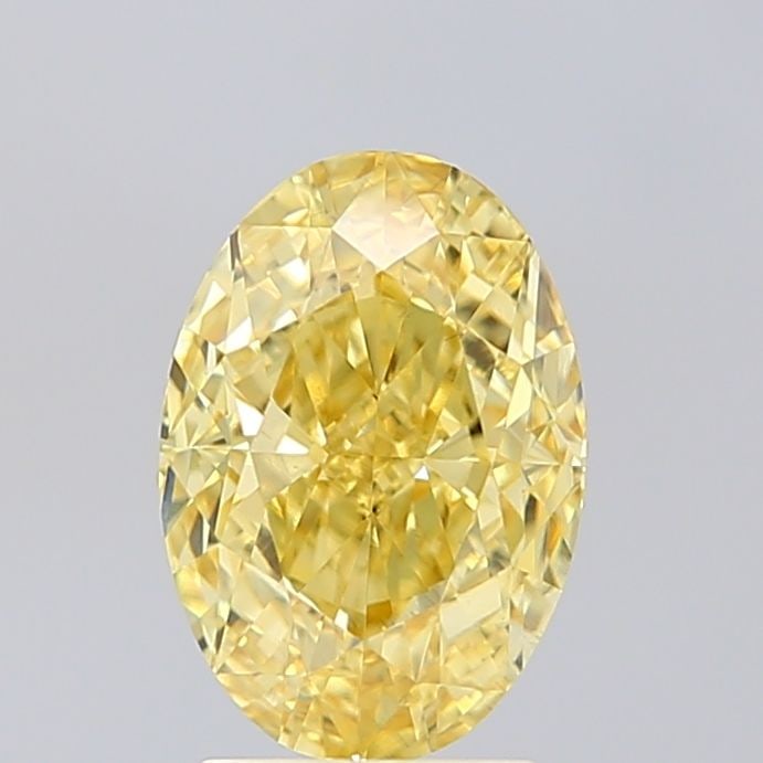 Loose Diamond - OVAL 2.54ct Fancy Intense Yellow VS1: Loose Diamond - OVAL 2.54ct Fancy Intense Yellow VS1 Source: This is a real non-mined Diamond that has been grown in a lab Shape: OVAL Carats: 2.54 Color: Fancy Intense Yellow Certification: IGI