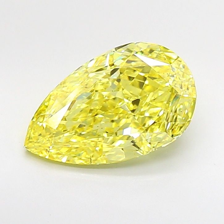 Loose Diamond - PEAR 4.02ct Fancy Intense Yellow VS2: Loose Diamond - PEAR 4.02ct Fancy Intense Yellow VS2 Source: This is a real non-mined Diamond that has been grown in a lab Shape: PEAR Carats: 4.02 Color: Fancy Intense Yellow Certification: IGI