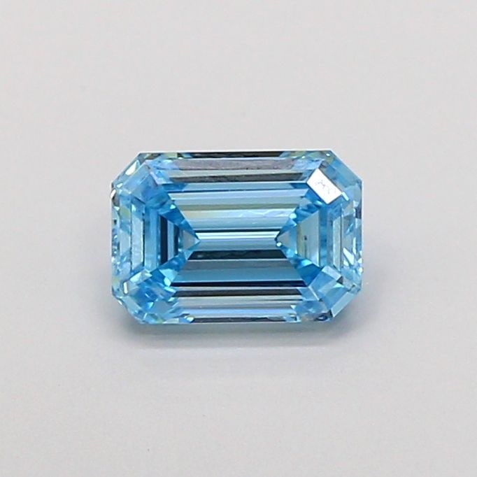 Loose Diamond - EMERALD 0.81ct Fancy Vivid Blue VVS2: Loose Diamond - EMERALD 0.81ct Fancy Vivid Blue VVS2 Source: This is a real non-mined Diamond that has been grown in a lab Shape: EMERALD Carats: 0.81 Color: Fancy Vivid Blue Certification: IGI