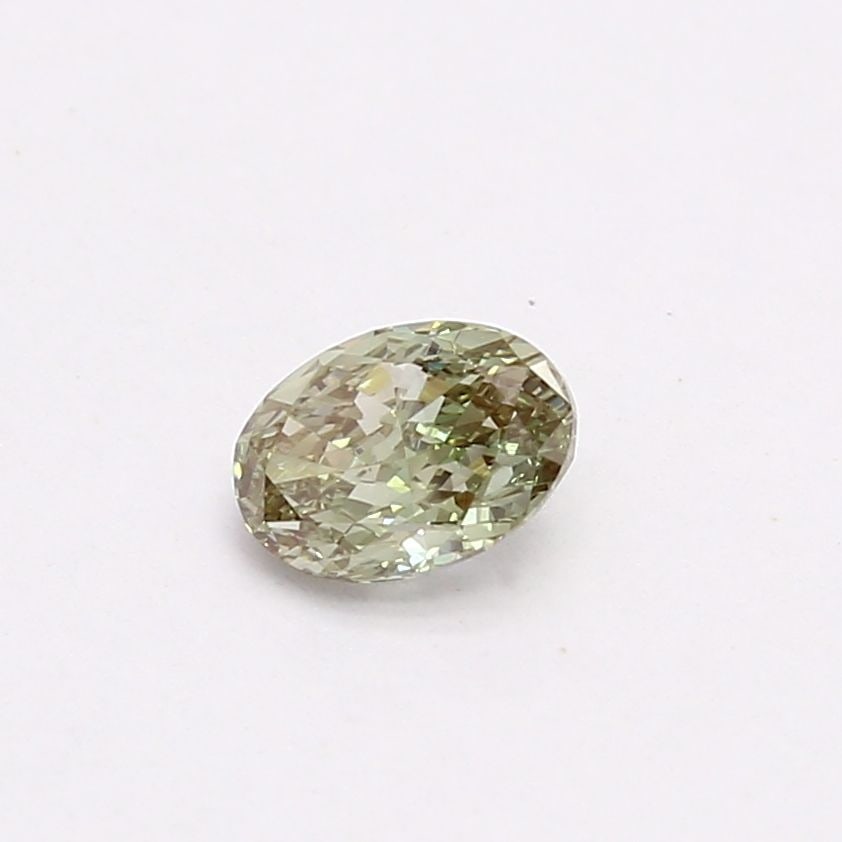 Loose Diamond - OVAL 0.57ct Fancy Vivid Green VVS2: Loose Diamond - OVAL 0.57ct Fancy Vivid Green VVS2 Source: This is a real non-mined Diamond that has been grown in a lab Shape: OVAL Carats: 0.57 Color: Fancy Vivid Green Certification: NONE The