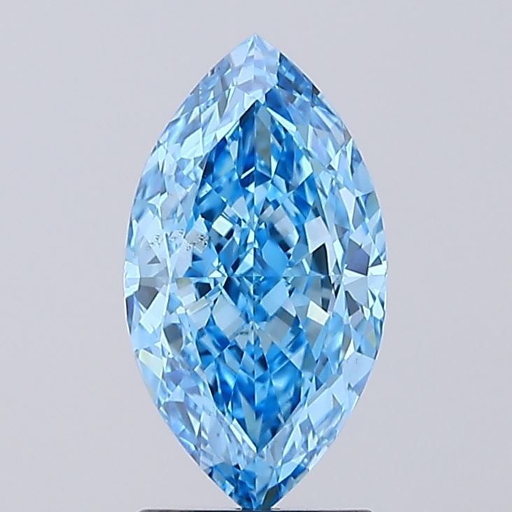 Loose Diamond - MARQUISE 2.04ct Fancy Vivid Blue VS1: Loose Diamond - MARQUISE 2.04ct Fancy Vivid Blue VS1 Source: This is a real non-mined Diamond that has been grown in a lab Shape: MARQUISE Carats: 2.04 Color: Fancy Vivid Blue Certification: IGI