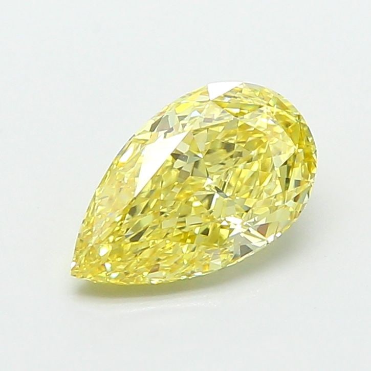Loose Diamond - PEAR 1.33ct Fancy Intense Yellow VS1: Loose Diamond - PEAR 1.33ct Fancy Intense Yellow VS1 Source: This is a real non-mined Diamond that has been grown in a lab Shape: PEAR Carats: 1.33 Color: Fancy Intense Yellow Certification: IGI Video