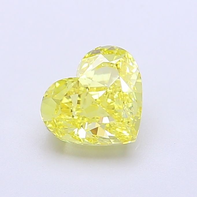 Loose Diamond - HEART 1.09ct Fancy Vivid Yellow VVS2: Loose Diamond - HEART 1.09ct Fancy Vivid Yellow VVS2 Source: This is a real non-mined Diamond that has been grown in a lab Shape: HEART Carats: 1.09 Color: Fancy Vivid Yellow Certification: IGI Video: