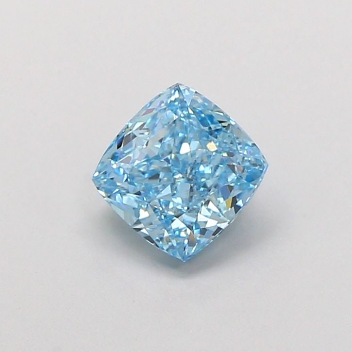 Loose Diamond - CUSHION MODIFIED 1.01ct Fancy Vivid Blue VS2: Loose Diamond - CUSHION MODIFIED 1.01ct Fancy Vivid Blue VS2 Source: This is a real non-mined Diamond that has been grown in a lab Shape: CUSHION MODIFIED Carats: 1.01 Color: Fancy Vivid Blue Certific