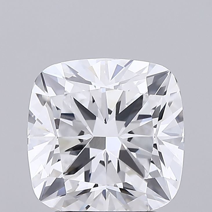 Loose Diamond - CUSHION MODIFIED 2.53ct D VVS2: Loose Diamond - CUSHION MODIFIED 2.53ct D VVS2 Source: This is a real non-mined Diamond that has been grown in a lab Shape: CUSHION MODIFIED Carats: 2.53 Color: D Clarity: VVS2 Certification: IGI Vide