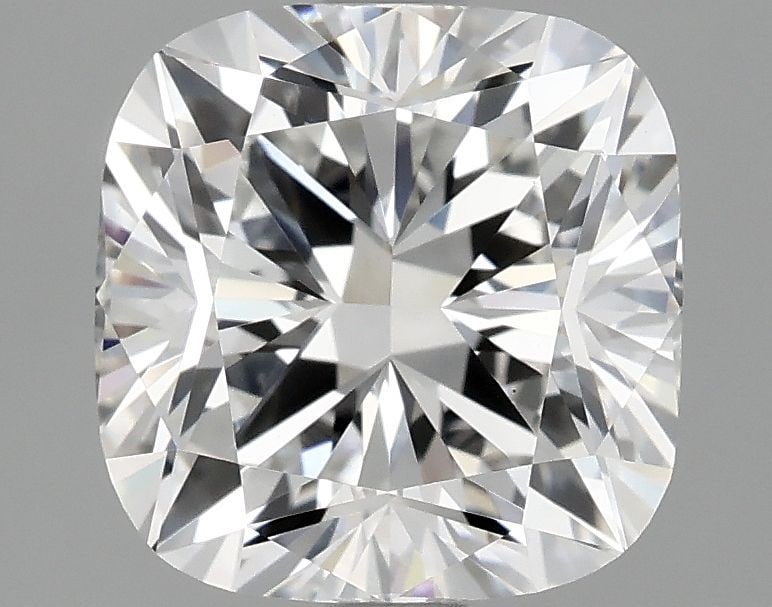 Loose Diamond - CUSHION MODIFIED 2.1ct E VS1: Loose Diamond - CUSHION MODIFIED 2.1ct E VS1 Source: This is a real non-mined Diamond that has been grown in a lab Shape: CUSHION MODIFIED Carats: 2.1 Color: E Clarity: VS1 Certification: IGI Video: