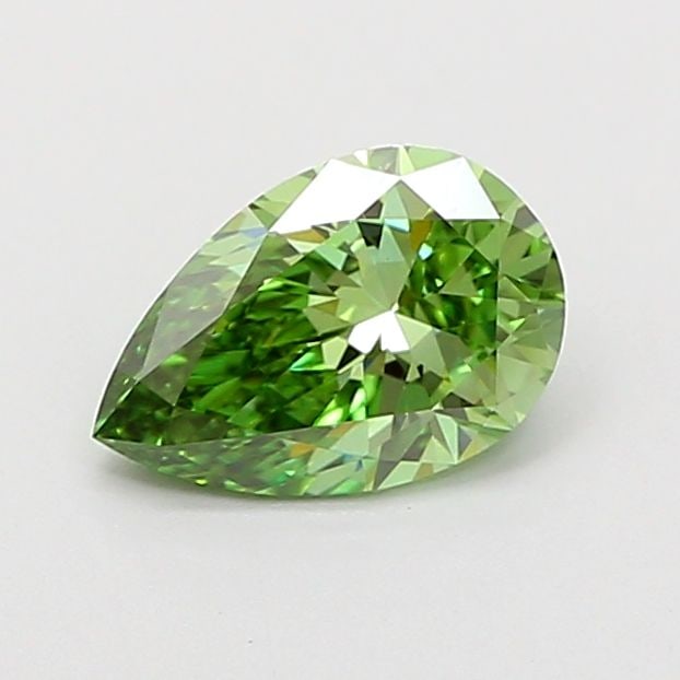 Loose Diamond - PEAR 0.91ct Fancy Vivid Green VS1: Loose Diamond - PEAR 0.91ct Fancy Vivid Green VS1 Source: This is a real non-mined Diamond that has been grown in a lab Shape: PEAR Carats: 0.91 Color: Fancy Vivid Green Certification: IGI Video: