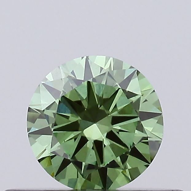 Loose Diamond - ROUND 0.3ct Fancy Vivid Green VS1: Loose Diamond - ROUND 0.3ct Fancy Vivid Green VS1 Source: This is a real non-mined Diamond that has been grown in a lab Shape: ROUND Carats: 0.3 Color: Fancy Vivid Green Certification: IGI Video: