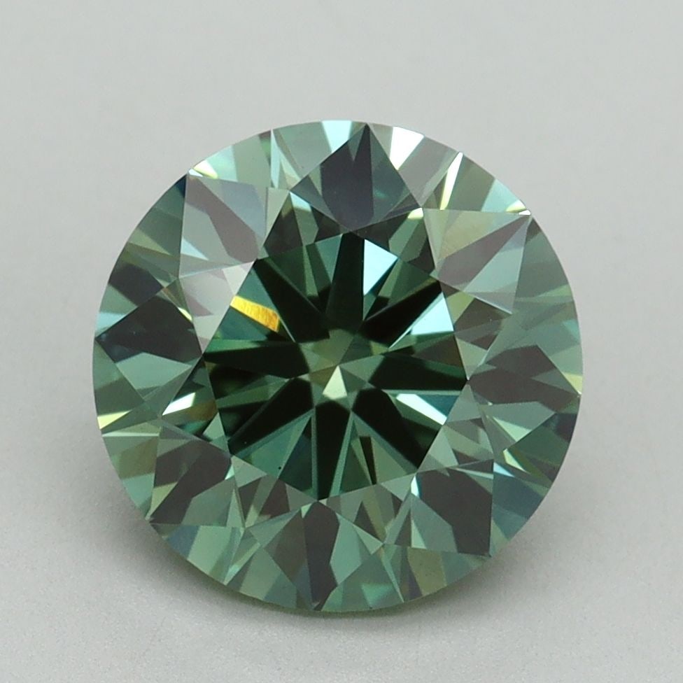 Ideal Loose Diamond - ROUND 3.09ct Fancy Vivid Green VS1: Ideal Loose Diamond - ROUND 3.09ct Fancy Vivid Green VS1 Source: This is a real non-mined Diamond that has been grown in a lab Shape: ROUND Carats: 3.09 Color: Fancy Vivid Green Certification: IGI Vid
