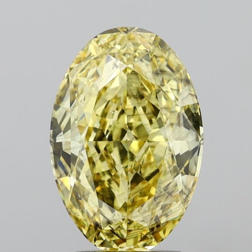 Loose Diamond - OVAL 3.07ct Fancy Yellow SI1: Loose Diamond - OVAL 3.07ct Fancy Yellow SI1 Source: This is a real non-mined Diamond that has been grown in a lab Shape: OVAL Carats: 3.07 Color: Fancy Yellow Certification: IGI Video: