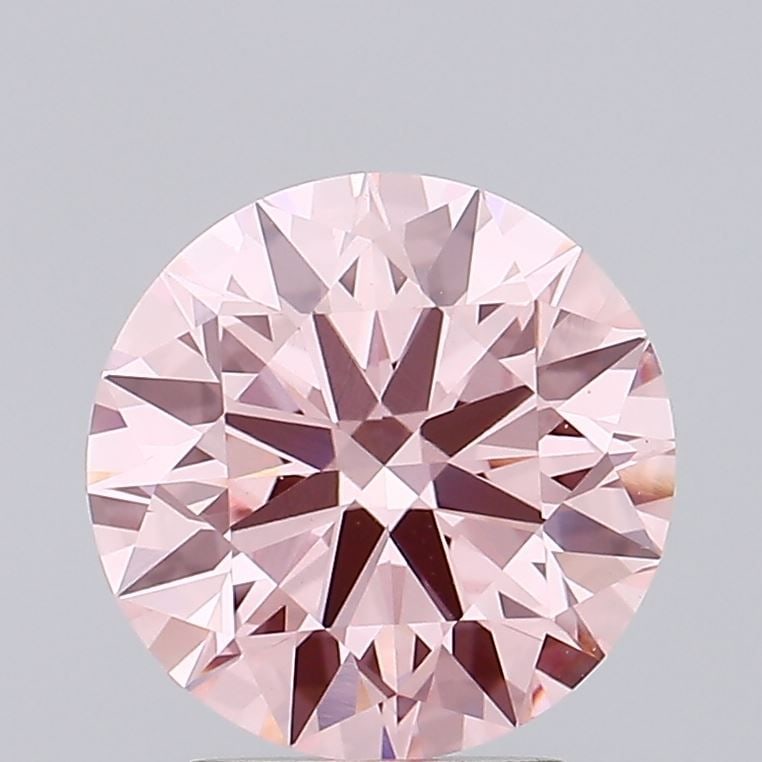 Ideal Loose Diamond - ROUND 2.34ct Fancy Vivid Pink VS1: Ideal Loose Diamond - ROUND 2.34ct Fancy Vivid Pink VS1 Source: This is a real non-mined Diamond that has been grown in a lab Shape: ROUND Carats: 2.34 Color: Fancy Vivid Pink Certification: IGI Video