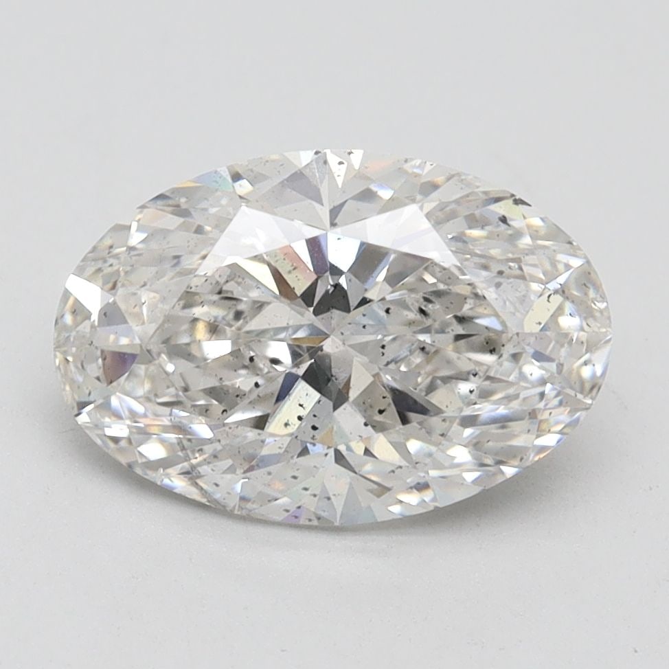 Loose Diamond - OVAL 2.5ct H SI2: Loose Diamond - OVAL 2.5ct H SI2 Source: This is a real non-mined Diamond that has been grown in a lab Shape: OVAL Carats: 2.5 Color: H Clarity: SI2 Certification: IGI Video: Video Link The Diamond