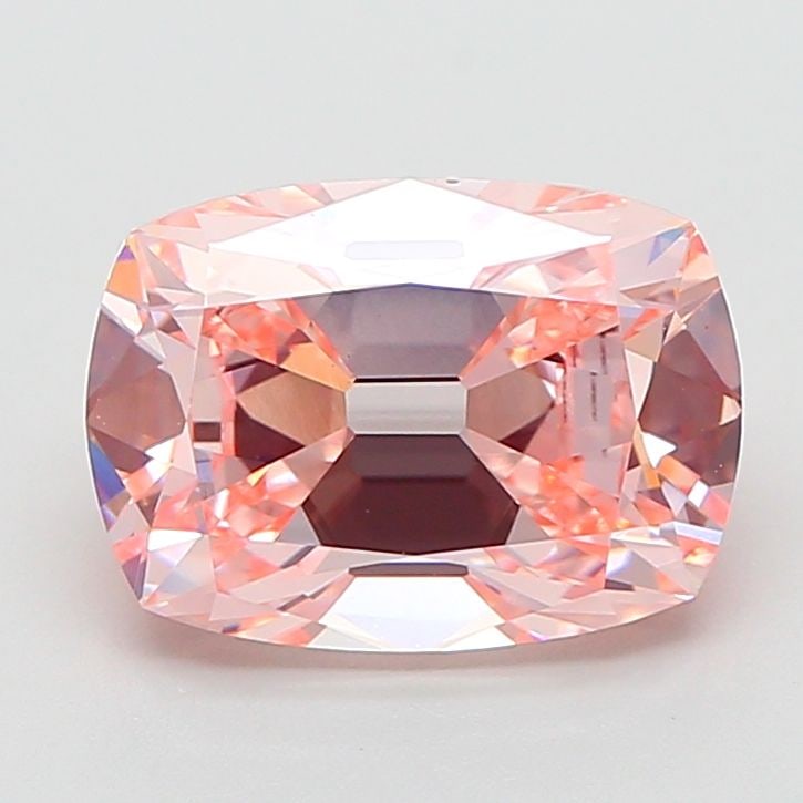 Loose Diamond - CUSHION BRILLIANT 3.01ct Fancy Intense Pink VS1: Loose Diamond - CUSHION BRILLIANT 3.01ct Fancy Intense Pink VS1 Source: This is a real non-mined Diamond that has been grown in a lab Shape: CUSHION BRILLIANT Carats: 3.01 Color: Fancy Intense Pink