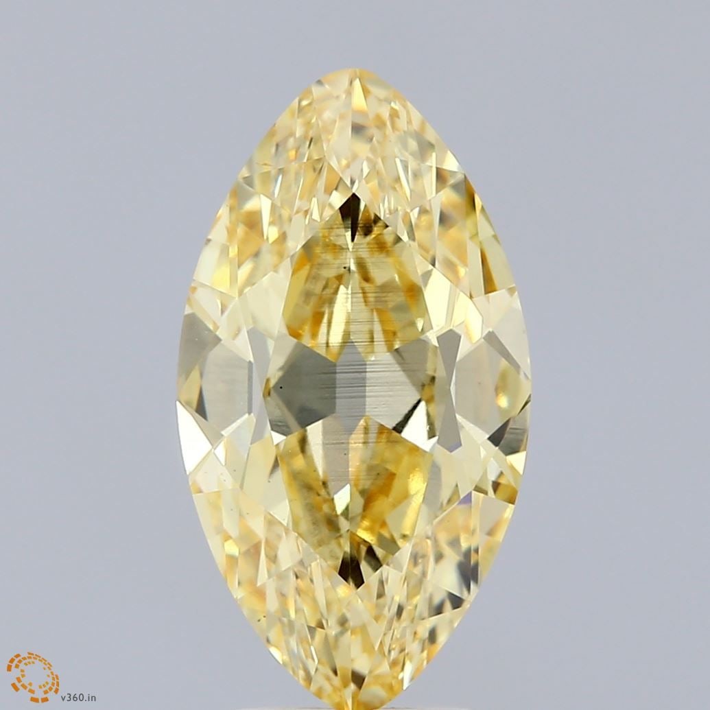 Loose Diamond - MARQUISE 4.54ct Fancy Intense Yellow VS2: Loose Diamond - MARQUISE 4.54ct Fancy Intense Yellow VS2 Source: This is a real non-mined Diamond that has been grown in a lab Shape: MARQUISE Carats: 4.54 Color: Fancy Intense Yellow Certification: