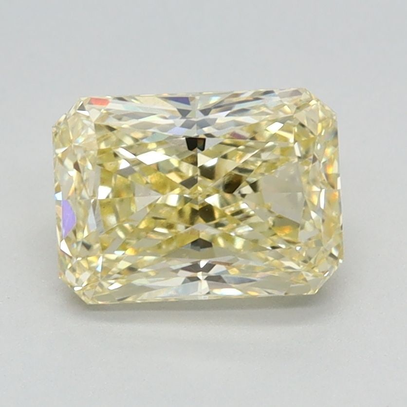 Loose Diamond - RADIANT 1.39ct Fancy Yellow VVS2: Loose Diamond - RADIANT 1.39ct Fancy Yellow VVS2 Source: This is a real non-mined Diamond that has been grown in a lab Shape: RADIANT Carats: 1.39 Color: Fancy Yellow Certification: IGI Video: Video
