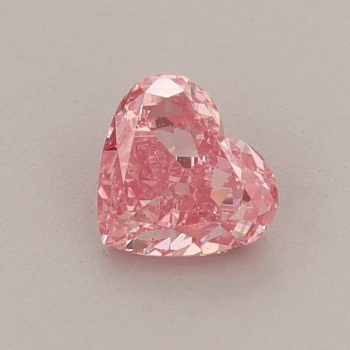 Loose Diamond - HEART 0.54ct Fancy Vivid Pink VS2: Loose Diamond - HEART 0.54ct Fancy Vivid Pink VS2 Source: This is a real non-mined Diamond that has been grown in a lab Shape: HEART Carats: 0.54 Color: Fancy Vivid Pink Certification: IGI Video: