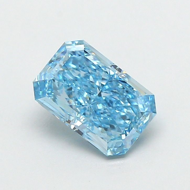 Loose Diamond - RADIANT 1.28ct Fancy Vivid Blue VS2: Loose Diamond - RADIANT 1.28ct Fancy Vivid Blue VS2 Source: This is a real non-mined Diamond that has been grown in a lab Shape: RADIANT Carats: 1.28 Color: Fancy Vivid Blue Certification: IGI Video:
