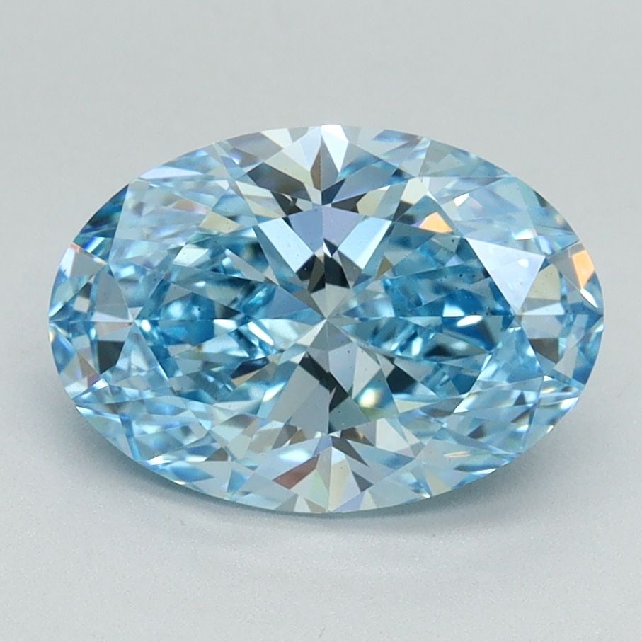 Loose Diamond - OVAL 2.23ct Fancy Vivid Blue VS2: Loose Diamond - OVAL 2.23ct Fancy Vivid Blue VS2 Source: This is a real non-mined Diamond that has been grown in a lab Shape: OVAL Carats: 2.23 Color: Fancy Vivid Blue Certification: IGI Video: Video