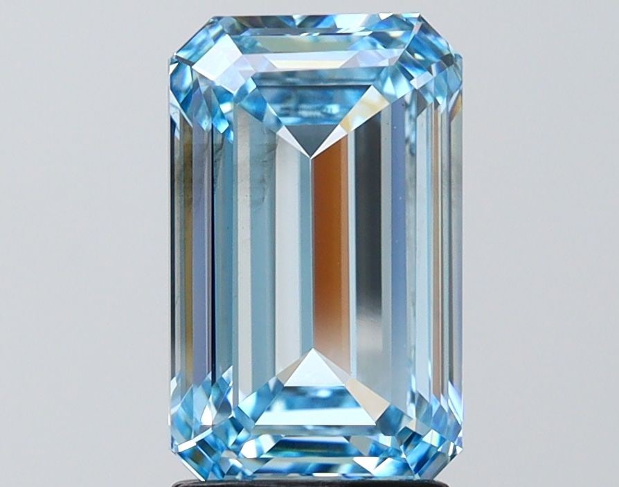 Loose Diamond - EMERALD 2.59ct Fancy Vivid Blue VS1: Loose Diamond - EMERALD 2.59ct Fancy Vivid Blue VS1 Source: This is a real non-mined Diamond that has been grown in a lab Shape: EMERALD Carats: 2.59 Color: Fancy Vivid Blue Certification: IGI Video: