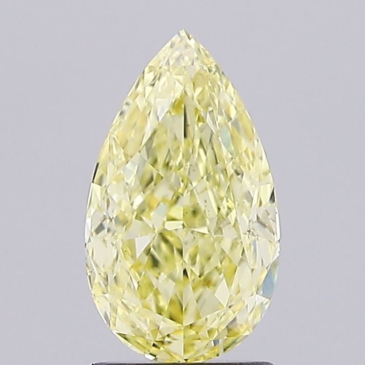 Loose Diamond - PEAR 1.58ct Fancy Intense Yellow VS2: Loose Diamond - PEAR 1.58ct Fancy Intense Yellow VS2 Source: This is a real non-mined Diamond that has been grown in a lab Shape: PEAR Carats: 1.58 Color: Fancy Intense Yellow Certification: IGI Video