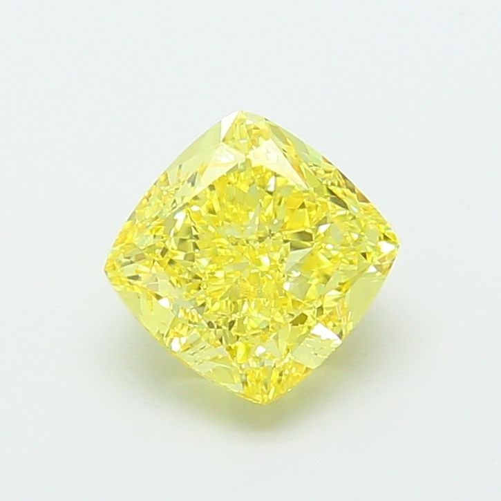 Loose Diamond - CUSHION MODIFIED 4.51ct Fancy Vivid Yellow VS1: Loose Diamond - CUSHION MODIFIED 4.51ct Fancy Vivid Yellow VS1 Source: This is a real non-mined Diamond that has been grown in a lab Shape: CUSHION MODIFIED Carats: 4.51 Color: Fancy Vivid Yellow Cert