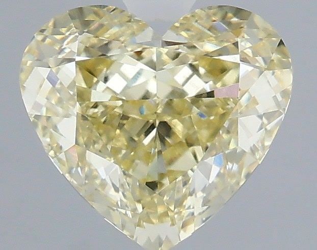 Loose Diamond - HEART 2.0ct Fancy Yellow VVS2: Loose Diamond - HEART 2.0ct Fancy Yellow VVS2 Source: This is a real non-mined Diamond that has been grown in a lab Shape: HEART Carats: 2.0 Color: Fancy Yellow Certification: IGI Video: