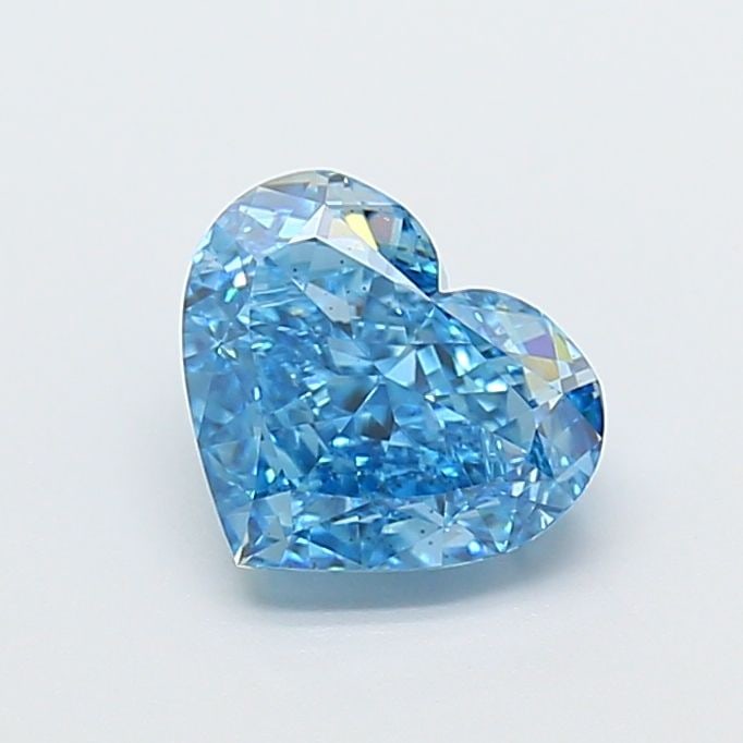 Loose Diamond - HEART 2.04ct Fancy Vivid Blue VS2: Loose Diamond - HEART 2.04ct Fancy Vivid Blue VS2 Source: This is a real non-mined Diamond that has been grown in a lab Shape: HEART Carats: 2.04 Color: Fancy Vivid Blue Certification: IGI The Diamond
