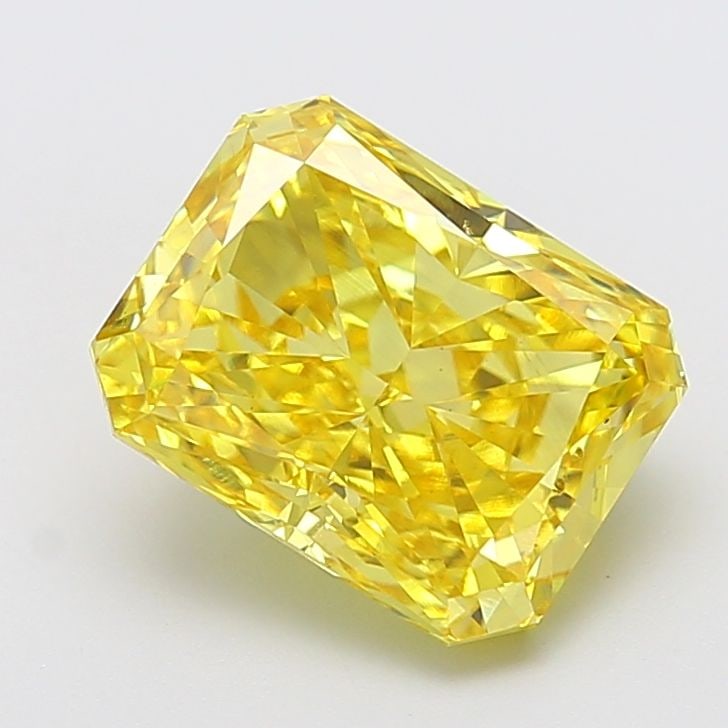 Loose Diamond - RADIANT 5.1ct Fancy Vivid Yellow VS2: Loose Diamond - RADIANT 5.1ct Fancy Vivid Yellow VS2 Source: This is a real non-mined Diamond that has been grown in a lab Shape: RADIANT Carats: 5.1 Color: Fancy Vivid Yellow Certification: IGI Video