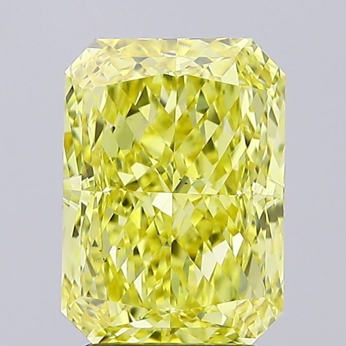 Loose Diamond - RADIANT 3.51ct Fancy Intense Yellow VS1: Loose Diamond - RADIANT 3.51ct Fancy Intense Yellow VS1 Source: This is a real non-mined Diamond that has been grown in a lab Shape: RADIANT Carats: 3.51 Color: Fancy Intense Yellow Certification: IGI