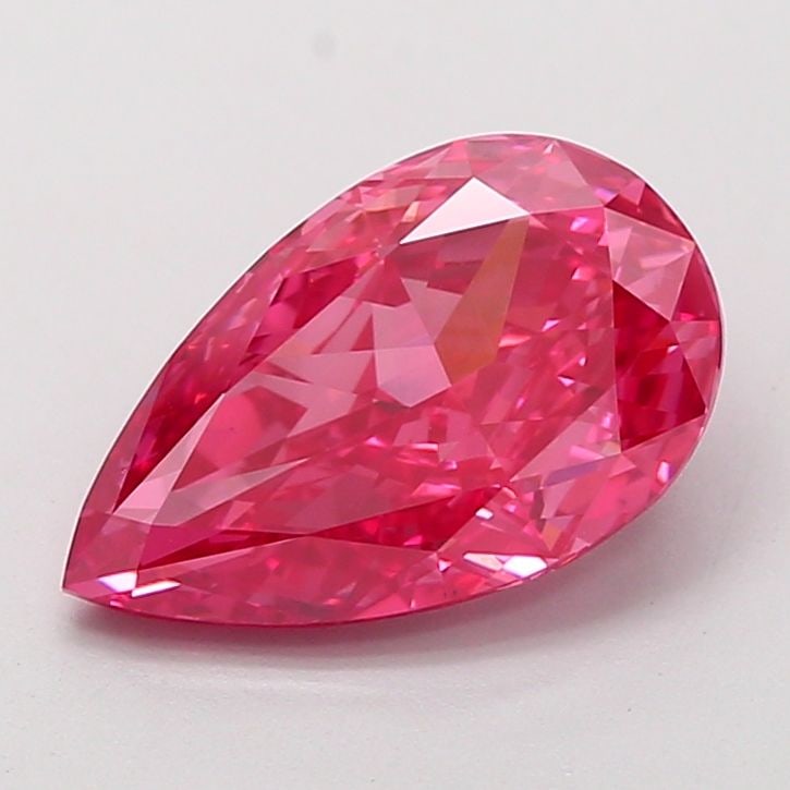 Loose Diamond - PEAR 3.0ct Fancy Vivid Pink VS1 (1 of 1)