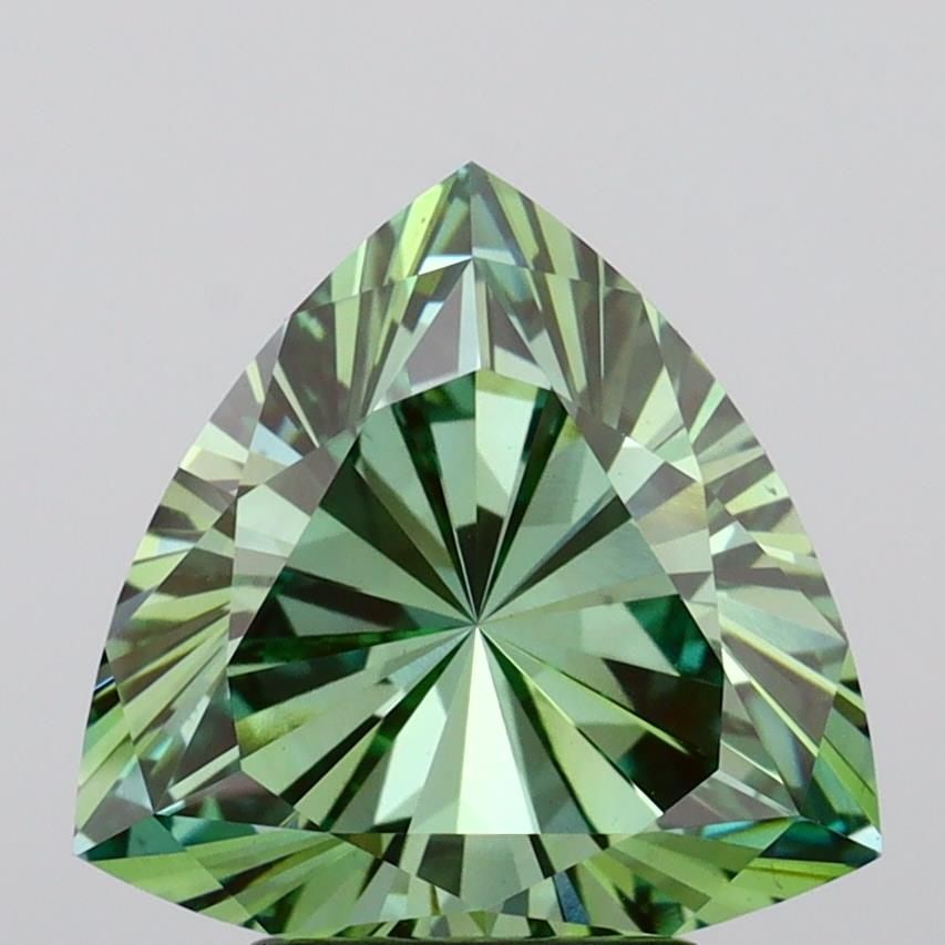 Loose Diamond - TRIANGULAR 3.54ct Fancy Vivid Green VS1 (1 of 1)